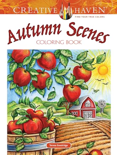 9780486812748: Creative Haven Autumn Scenes Coloring Book (Adult Coloring Books: Seasons)