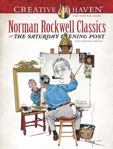 Stock image for Adult Coloring Norman Rockwell Classics from The Saturday Evening Post Coloring Book (Adult Coloring Books: USA) for sale by Decluttr