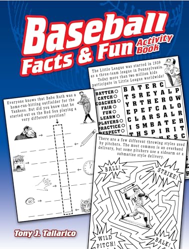 Beispielbild fr Baseball Facts & Fun Activity Book (Dover Children's Activity Books) zum Verkauf von SecondSale