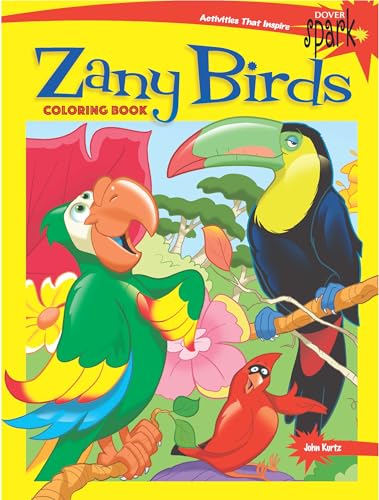 9780486814445: SPARK Zany Birds Coloring Book (Dover Coloring Books)