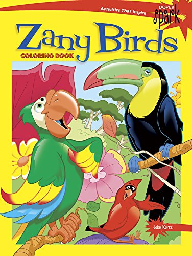 9780486814445: SPARK Zany Birds Coloring Book (Dover Coloring Books)