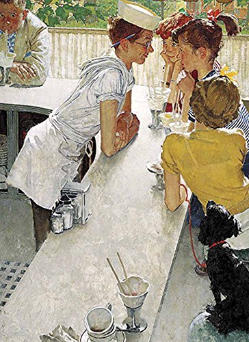 Stock image for Norman Rockwell's The Soda Jerk from The Saturday Evening Post Notebook for sale by GF Books, Inc.