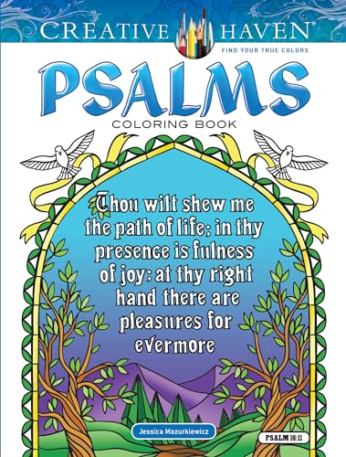 9780486816708: Adult Coloring Psalms Coloring Book (Adult Coloring Books: Religious)
