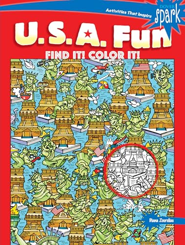 Beispielbild fr SPARK U.S.A. Fun Find It! Color It! (Dover Kids Activity Books: U.S.A.) zum Verkauf von WorldofBooks