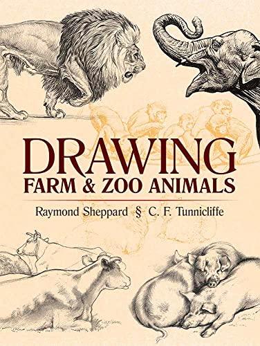 Imagen de archivo de Drawing Farm and Zoo Animals (Dover Art Instruction) a la venta por Goodwill Southern California
