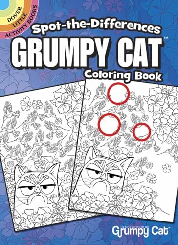 Beispielbild fr Spot-the-Differences Grumpy Cat Coloring Book (Dover Little Activity Books) zum Verkauf von SecondSale