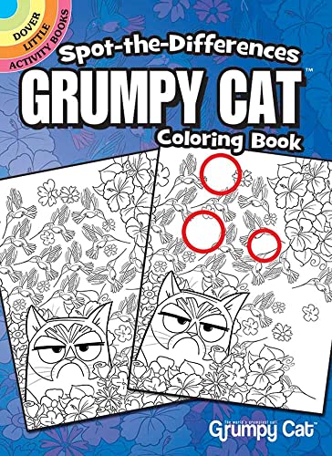 Stock image for Spot-the-Differences Grumpy Cat Coloring Book (Dover Little Activity Books) for sale by SecondSale