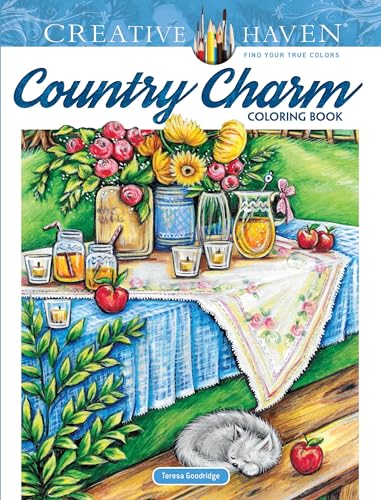 Beispielbild fr Creative Haven Country Charm Coloring Book zum Verkauf von Better World Books