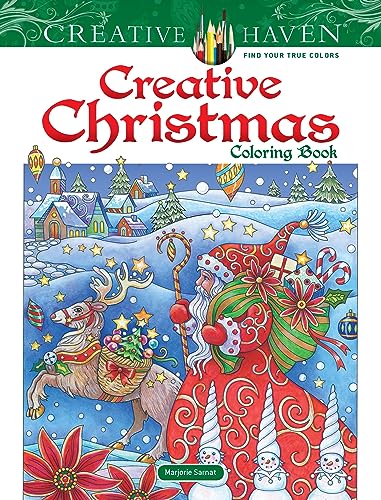 Imagen de archivo de Creative Haven Creative Christmas Coloring Book (Adult Coloring Books: Christmas) a la venta por ZBK Books
