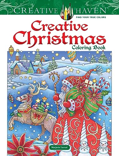 Stock image for Creative Haven Creative Christmas Coloring Book (Adult Coloring Books: Christmas) for sale by ZBK Books