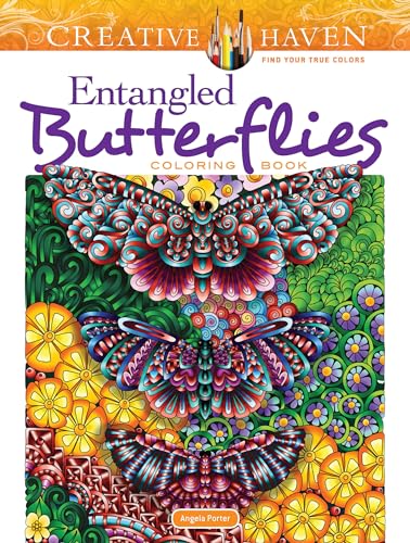 Beispielbild fr Creative Haven Entangled Butterflies Coloring Book (Adult Coloring) zum Verkauf von BooksRun