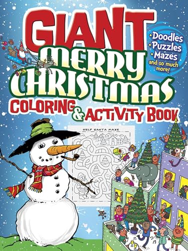 9780486828572: GIANT Merry Christmas Coloring & Activity Book