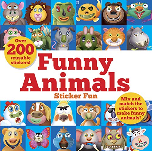 9780486832883: Funny Animals Sticker Fun: Mix and Match the Stickers to Make Funny Animals (Dover Sticker Books)