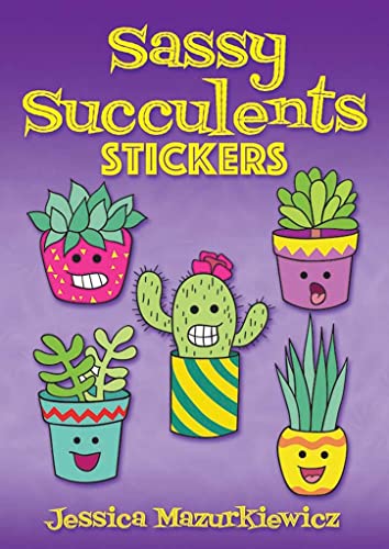 Imagen de archivo de Sassy Succulents Stickers (Dover Stickers) a la venta por Books Unplugged