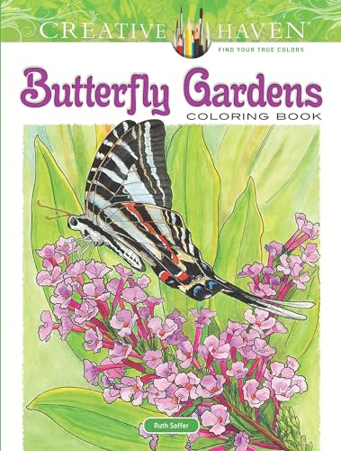 Beispielbild fr Creative Haven Butterfly Gardens Coloring Book zum Verkauf von Blackwell's