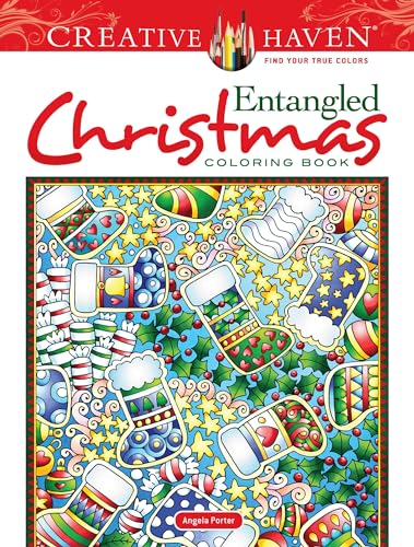 Stock image for Creative Haven Entangled Christmas Coloring Book (Adult Coloring Books: Christmas) for sale by GF Books, Inc.