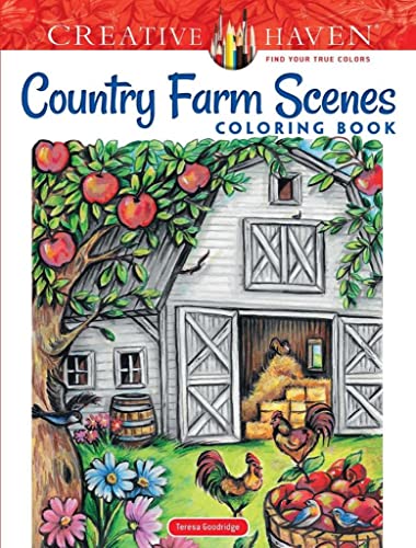 Beispielbild fr Creative Haven Country Farm Scenes Coloring Book zum Verkauf von Blackwell's