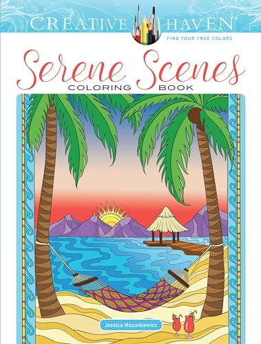 Beispielbild fr Creative Haven Serene Scenes Coloring Book: Relaxing Illustrations for Adult Colorists (Creative Haven Coloring Books) zum Verkauf von SecondSale