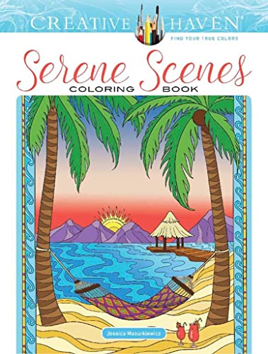 Stock image for Creative Haven Serene Scenes Coloring Book: Relaxing Illustrations for Adult Colorists (Creative Haven Coloring Books) for sale by SecondSale