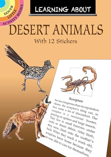 9780486837147: Learning About Desert Animals: With 12 Stickers (Dover Little Activity Books: Animals)