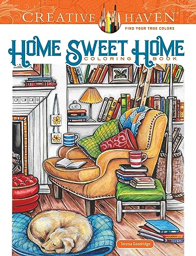 Stock image for Creative Haven Home Sweet Home Coloring Book (Adult Coloring Books: Calm) for sale by Goodwill of Colorado