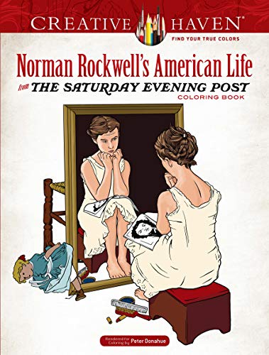 9780486837888: Creative Haven Norman Rockwell's American Life from The Saturday Evening Post Coloring Book