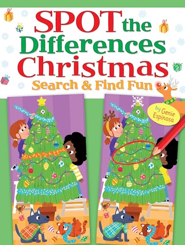 Beispielbild fr Spot the Differences Christmas: Search & Find Fun (Dover Christmas Activity Books For Kids) zum Verkauf von ZBK Books