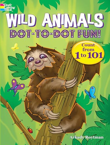 Beispielbild fr Wild Animals Dot-to-Dot Fun!: Count from 1 to 101 (Dover Kids Activity Books: Animals) zum Verkauf von PlumCircle