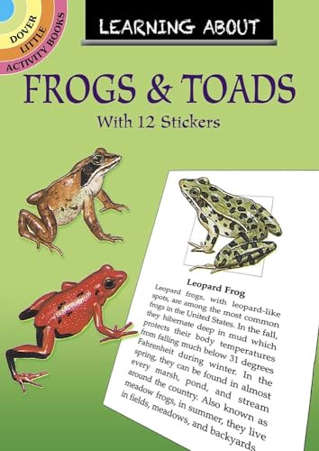 Stock image for Learning About Frogs and Toads (Dover Little Activity Books: Animals) for sale by GF Books, Inc.