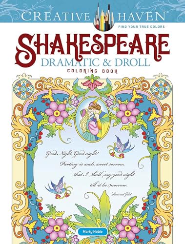 9780486841786: Creative Haven Shakespeare Dramatic & Droll Coloring Book