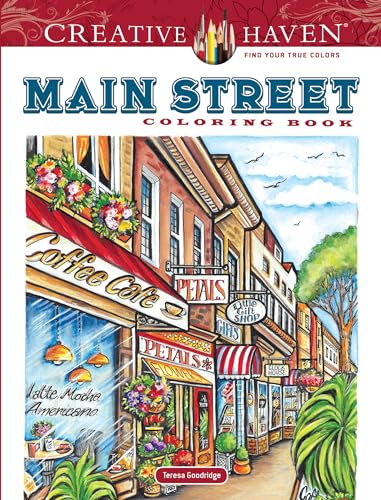 Beispielbild fr Creative Haven Main Street Coloring Book zum Verkauf von WorldofBooks