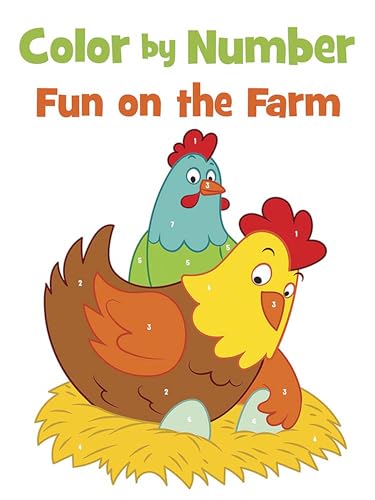 9780486842646: Color By Number Fun on the Farm (Dover Kids Coloring Books)