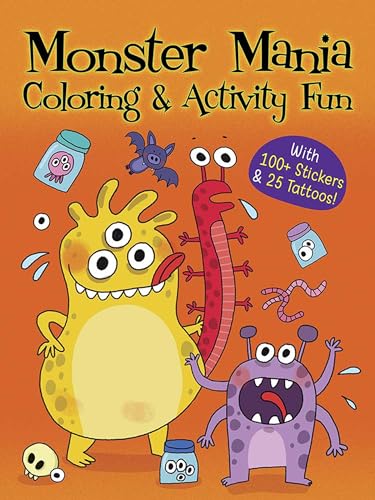 Stock image for Monster Mania Coloring & Activity Fun: With 100+ Stickers & 25 Tattoos! for sale by HPB-Ruby