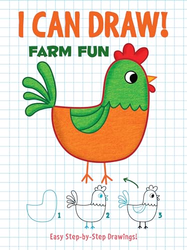 Beispielbild fr I Can Draw! Farm Fun: Easy Step-by-Step Drawings (Dover How to Draw) zum Verkauf von SecondSale
