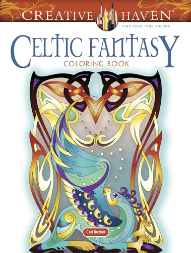 Stock image for Creative Haven Celtic Fantasy Coloring Book (Creative Haven Coloring Books) for sale by SecondSale