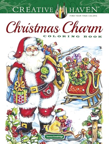 Beispielbild fr Creative Haven Christmas Charm Coloring Book zum Verkauf von WorldofBooks