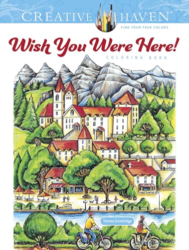 Beispielbild fr Creative Haven Wish You Were Here! Coloring Book zum Verkauf von WorldofBooks