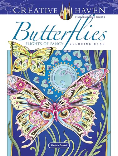 9780486845418: Creative Haven Butterflies Flights of Fancy Coloring Book (Adult Coloring Books: Insects)