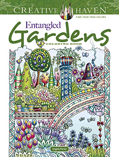 

Creative Haven Entangled Gardens Coloring Book