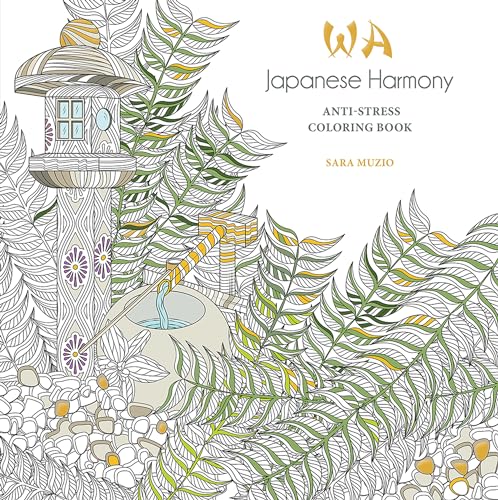 Beispielbild fr Japanese Harmony Coloring Book: Anti-Stress Coloring Book zum Verkauf von PlumCircle