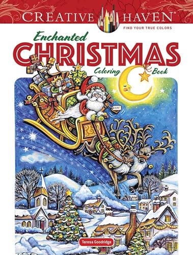 Stock image for Creative Haven Enchanted Christmas Coloring Book (Creative Haven Coloring Books) for sale by SecondSale