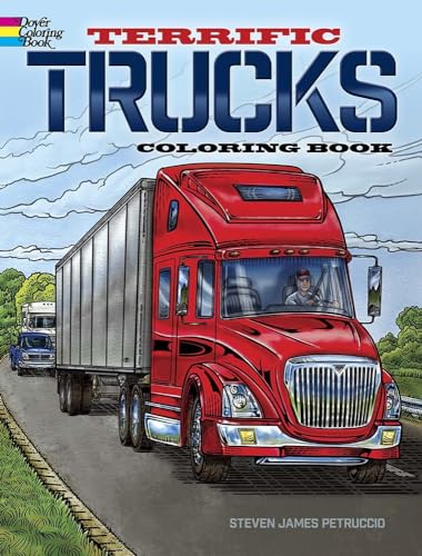 Beispielbild fr Terrific Trucks Coloring Book (Dover Planes Trains Automobiles Coloring) zum Verkauf von Wonder Book