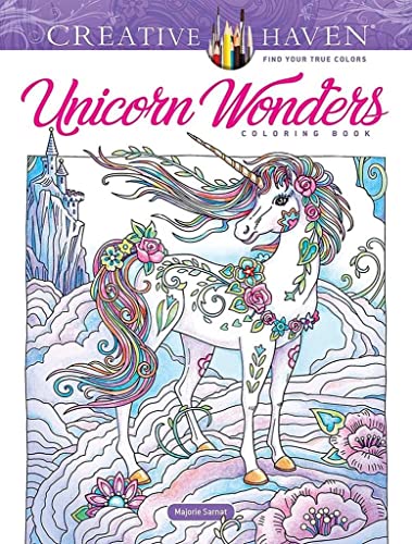 Beispielbild fr Creative Haven Unicorn Wonders Coloring Book (Creative Haven Coloring Books) zum Verkauf von SecondSale