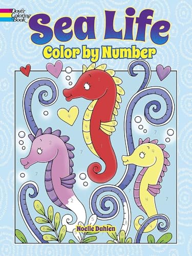 Stock image for Sea Life Color by Number (Dover Sea Life Coloring Books) for sale by GF Books, Inc.