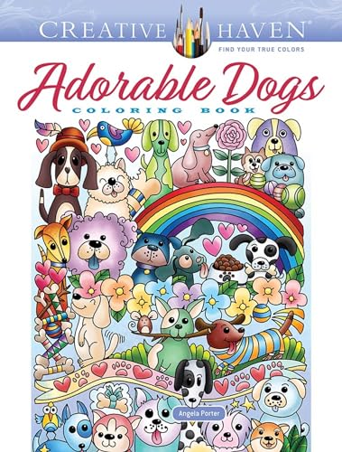 9780486849638: Creative Haven Adorable Dogs Coloring Book