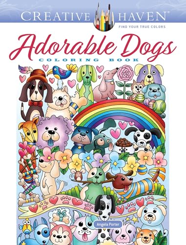 Stock image for Creative Haven Adorable Dogs Coloring Book for sale by ThriftBooks-Dallas