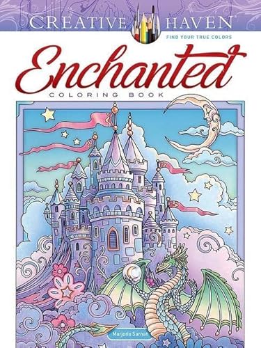Imagen de archivo de Creative Haven Enchanted Coloring Book (Adult Coloring Books: Fantasy) a la venta por Goodwill of Colorado