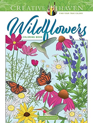 Stock image for Creative Haven Wildflowers Coloring Book (Adult Coloring Books: Flowers & Plants) for sale by PlumCircle