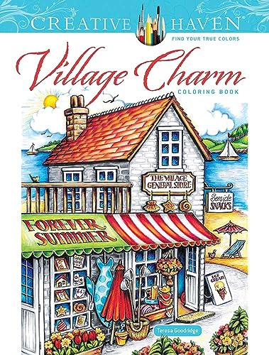 Stock image for Creative Haven Village Charm Coloring Book for sale by ThriftBooks-Dallas