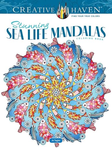 Stock image for Creative Haven Stunning Sea Life Mandalas Coloring Book (Creative Haven Coloring Books) for sale by SecondSale